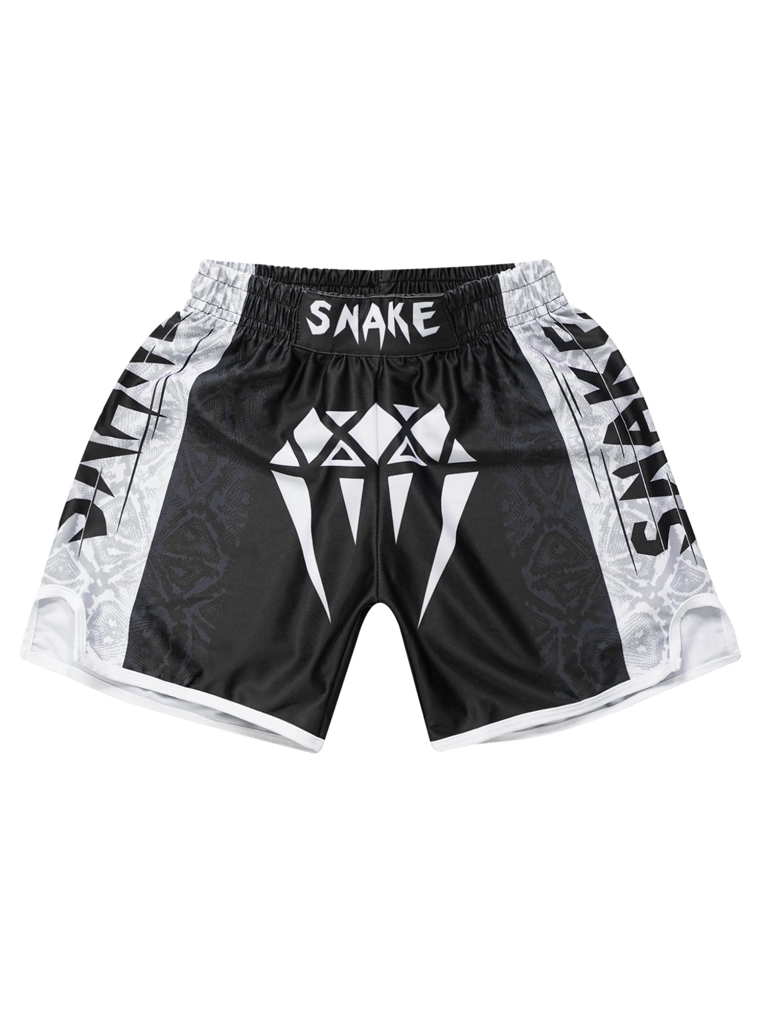 Pantalones cortos de boxeo Muay Thai para niños con cintura elástica