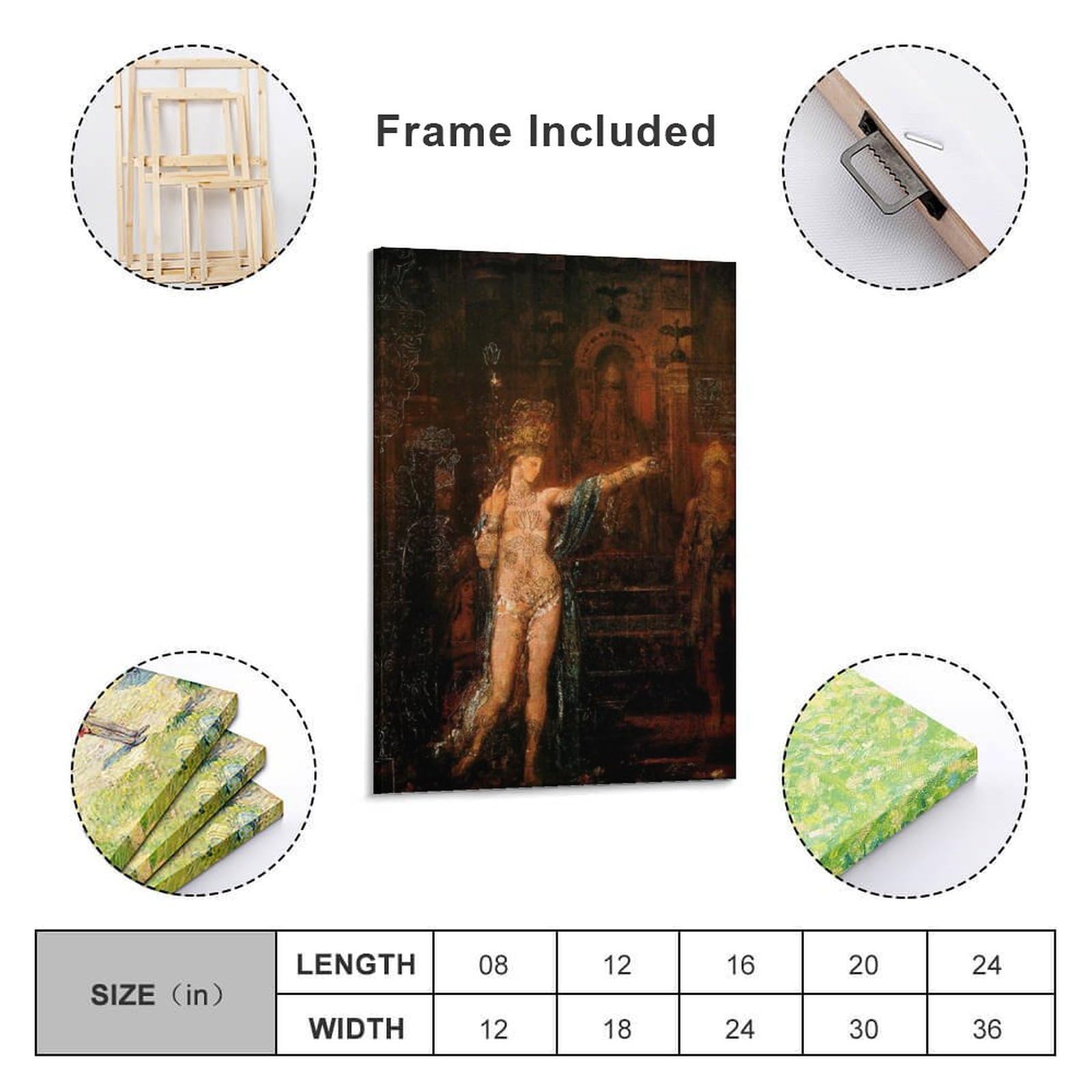 Amazon.co.jp: Gustave Moreauギュスターヴ・モロー《刺青の