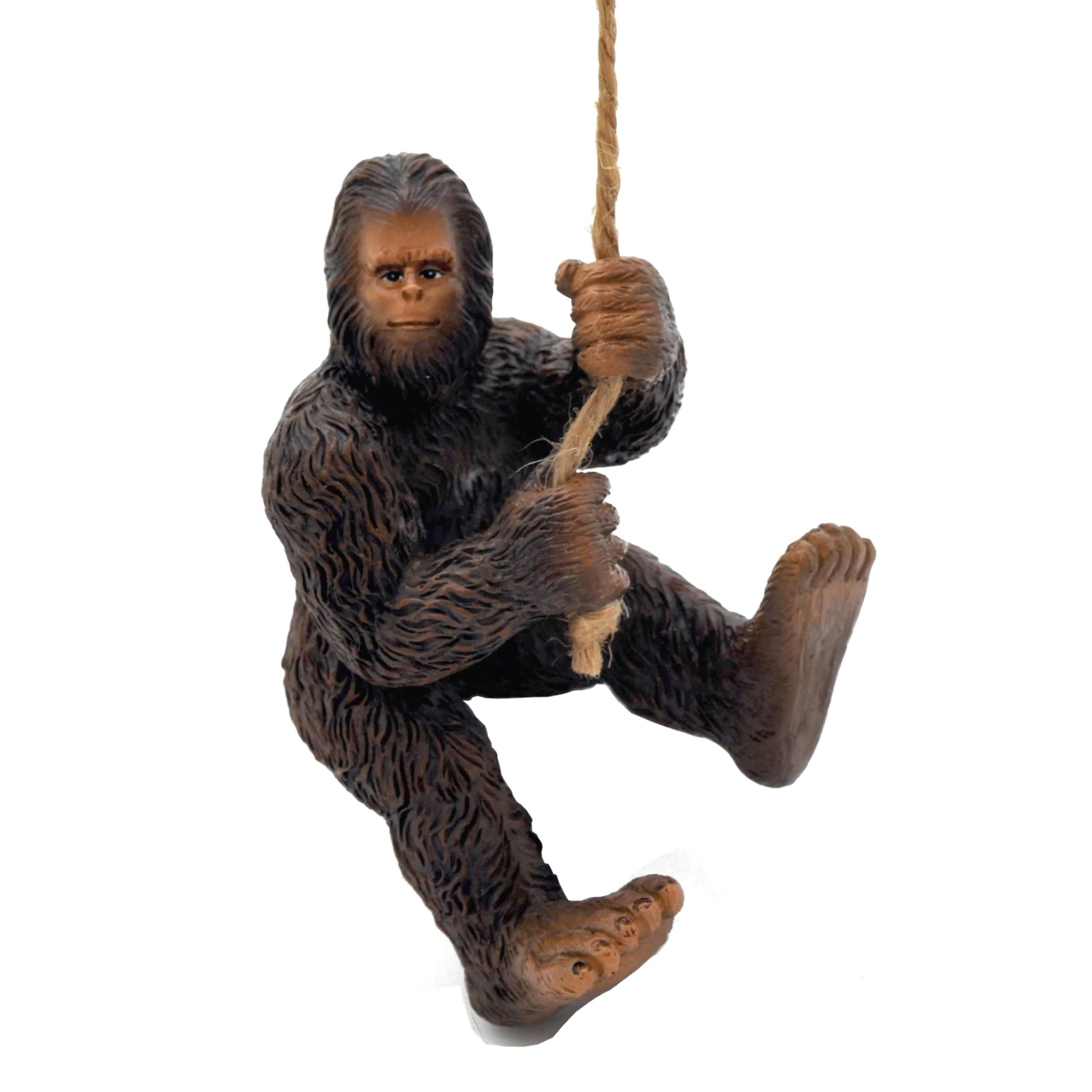 Marshall Home and Garden & Rope Climb Big Foot Sasquatch 3.5 inch Resin Minature Outdoor Patio Lawn Figurine Statue for - Woodland Knoll Collection