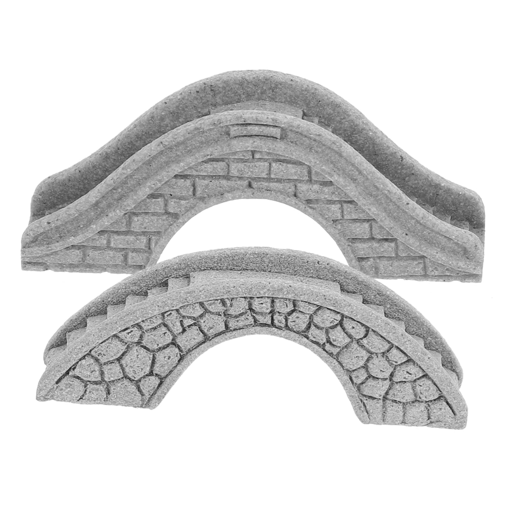 Kisangel Lot De 5 Ponts Décoratifs pour Aquarium De Jardin Aménagement Paysager Robuste Et Élégant 2 Pièces X 5