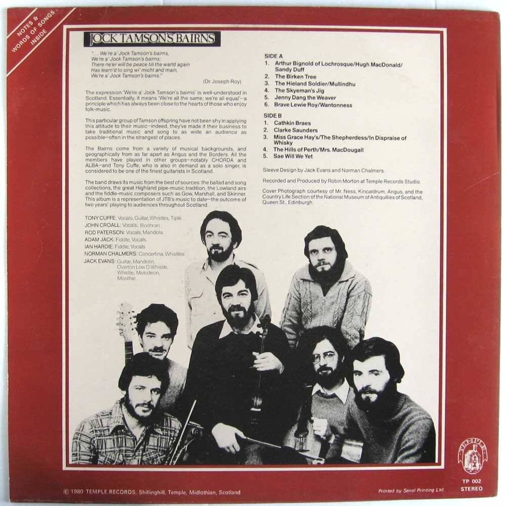 Jock Tamson's Bairns [LP]