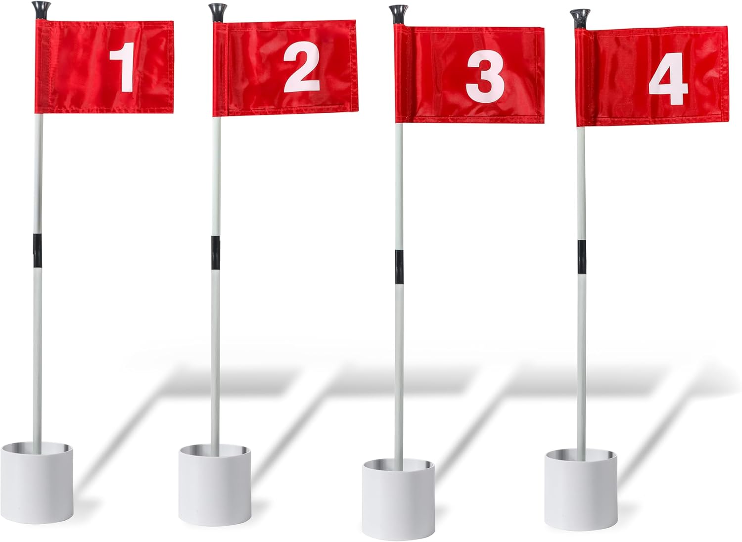 Trademark Innovations Putting Green Flags Outdoor Putting Green for Backyard Golf Hole Cup Golf Flagstick