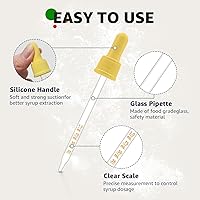 Vista 21 de Pipetas con cuentagotas de vidrio compatibles con SodaStream Bubly Bubbly Drops sabores para accesorios Soda Stream (blanco, 3 unidades)