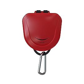 Ventilated Protective Mouth Guard Case - Red
