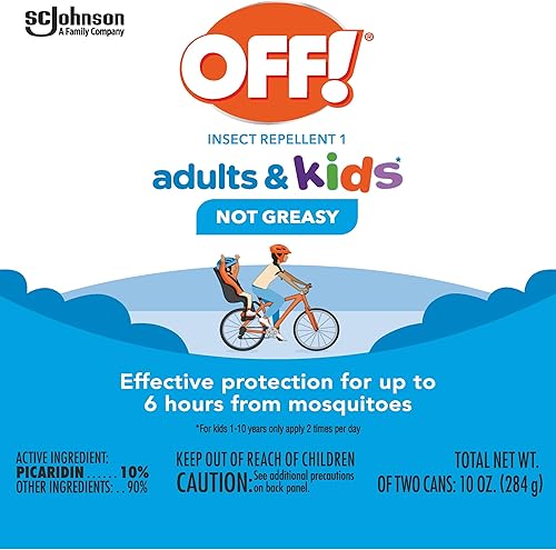 Miniatura 10 de OFF! Aerosol repelente de insectos para adultos y niños, espray de insectos sin fragancia para protección diaria contra mosquitos y garrapatas, 5