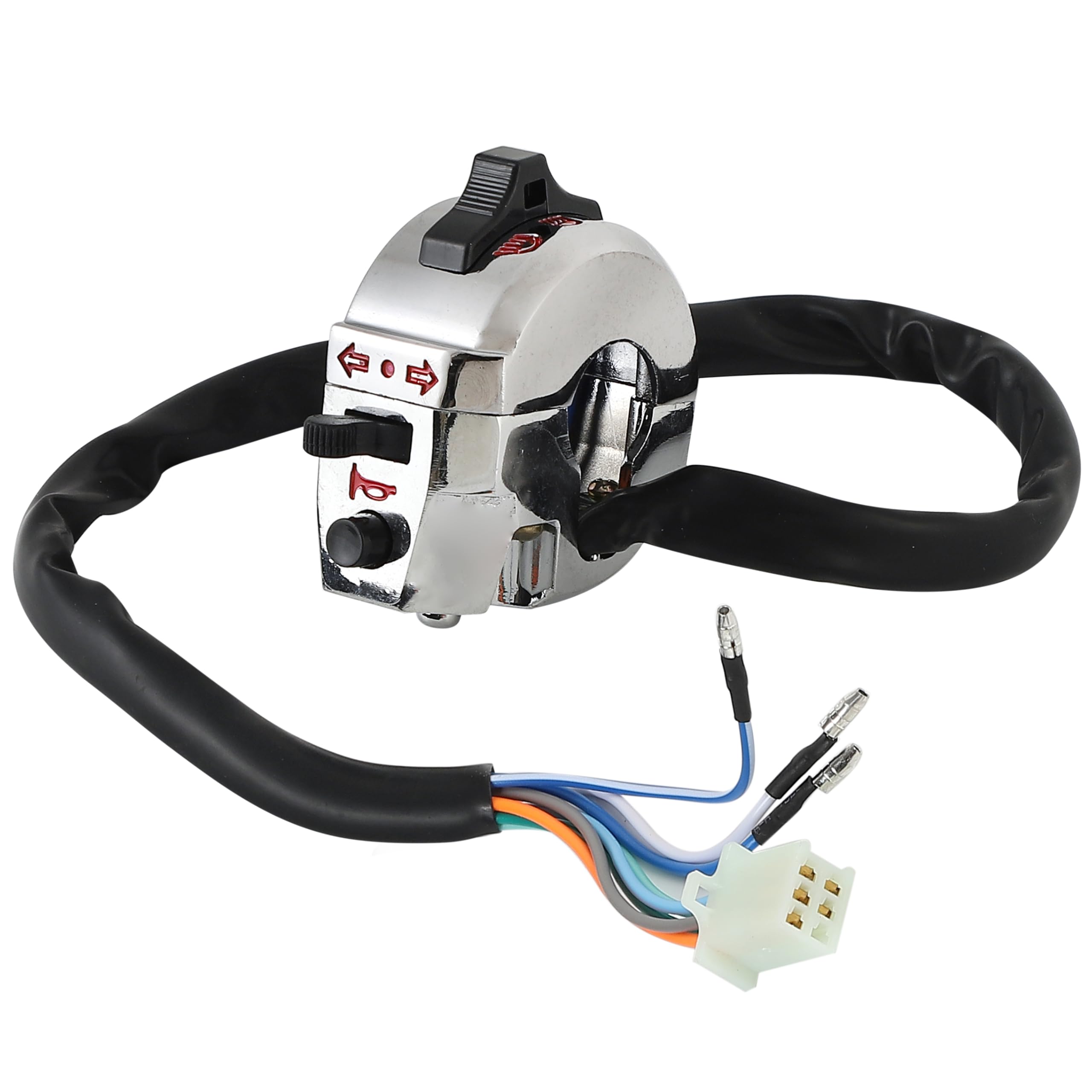 Amazon.co.jp: akindou 汎用型 バイク 左 ハンドル スイッチ 22mm