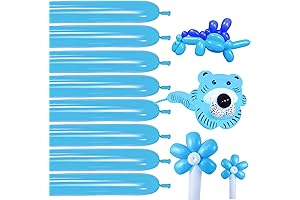 Blue 260 Balloons - Baby Shower Light Blue Latex