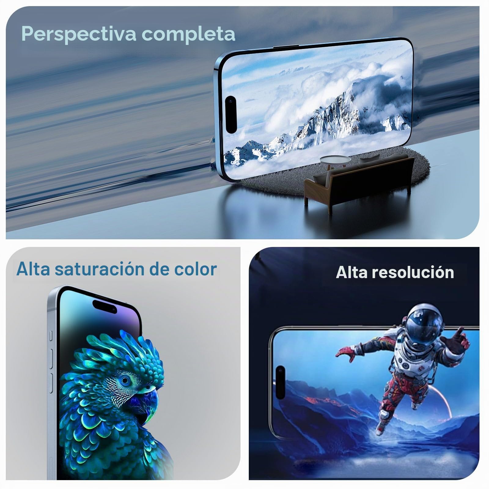 Dinow Pantalla para iPhone 15 Pro MAX, Pantalla LCD de 6.7” para iPhone 15 Pro MAX, Pantalla para iPhone 15 ProMax LCD de Repuesto con Kit de reparación, Compatible con el A3106, A2849, A3105, A3108