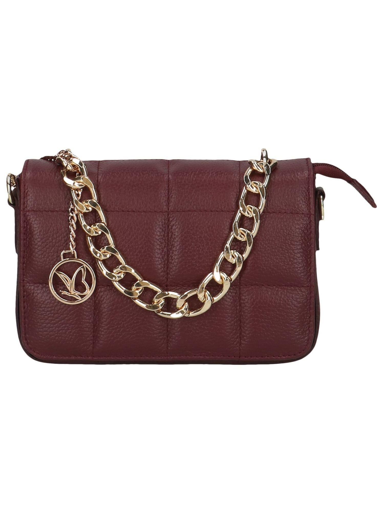 Sac à Main En Cuir Rouge E. Caprice Paris - Neuf Sans étiquette - Cœur