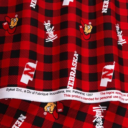 Miniatura 4 de NCAA Nebraska Cornhuskers Buffalo Plaid Algodón, tela acolchada por yarda