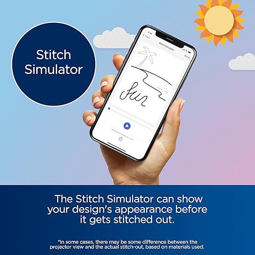 Miniatura 10 de Brother Skitch - Máquina de bordar de una sola aguja, impulsada por Artspira, área de bordado de 4 x 4 pulgadas, conexión Bluetooth