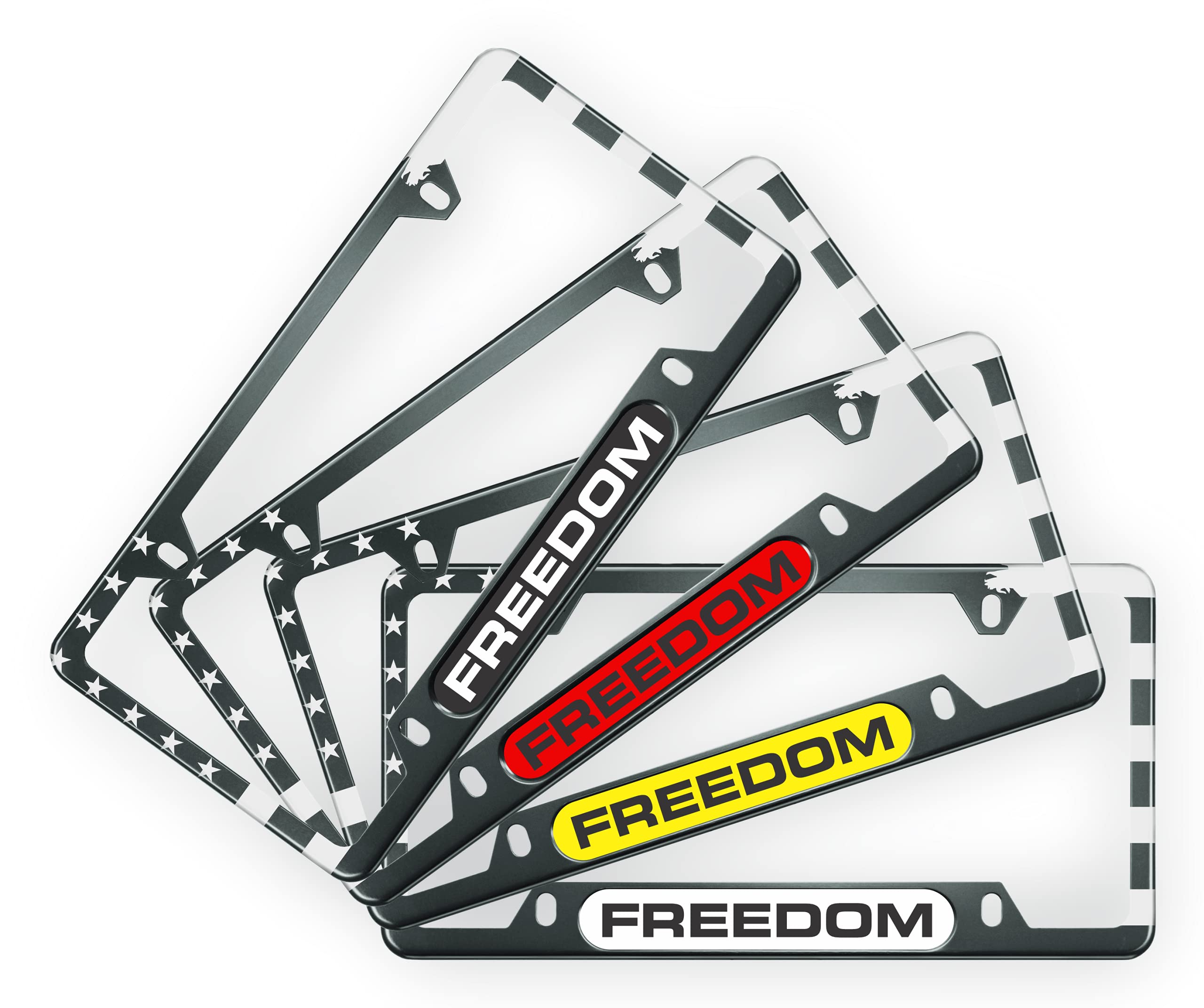 USA Patriotic | American Flag Custom Personalized Anodized Aluminum Thin Top | - Picture 12 of 133