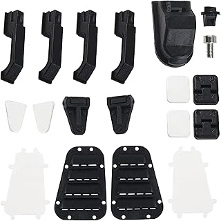 Vgoohobby RC Plastic Door Handle Fuel Tank Cap Door Hinge Hood Grille Cover Grille Decoration Accessories Compatible with Traxxas TRX-4 TRX4 1/10 RC Crawler