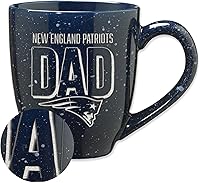 Vista 64 de Rico Industries NFL Football #1 Dad 16 oz Team Color Laser Engraved Ceramic Coffee Mug