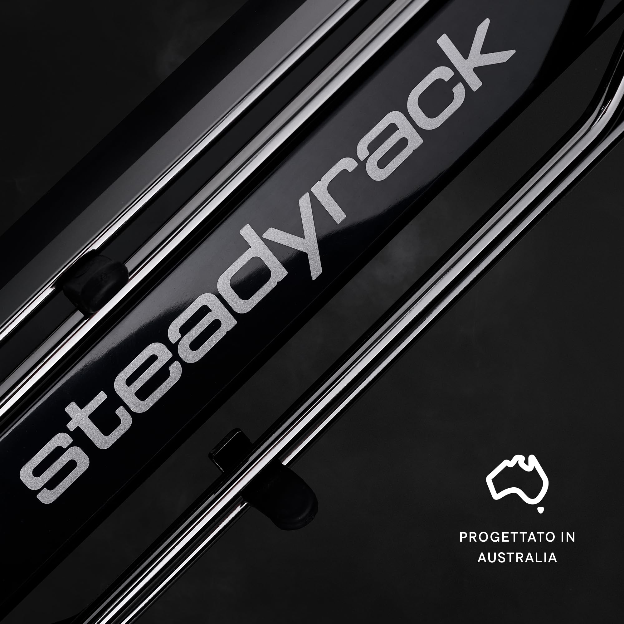 Steadyrack ProFlex Narrow Bike Rack – Supporto da Parete Verticale per Biciclette – Adatto a Bici da Corsa, BMX, Gravel, con Parafanghi e altro – Include GearMate SteadySpine