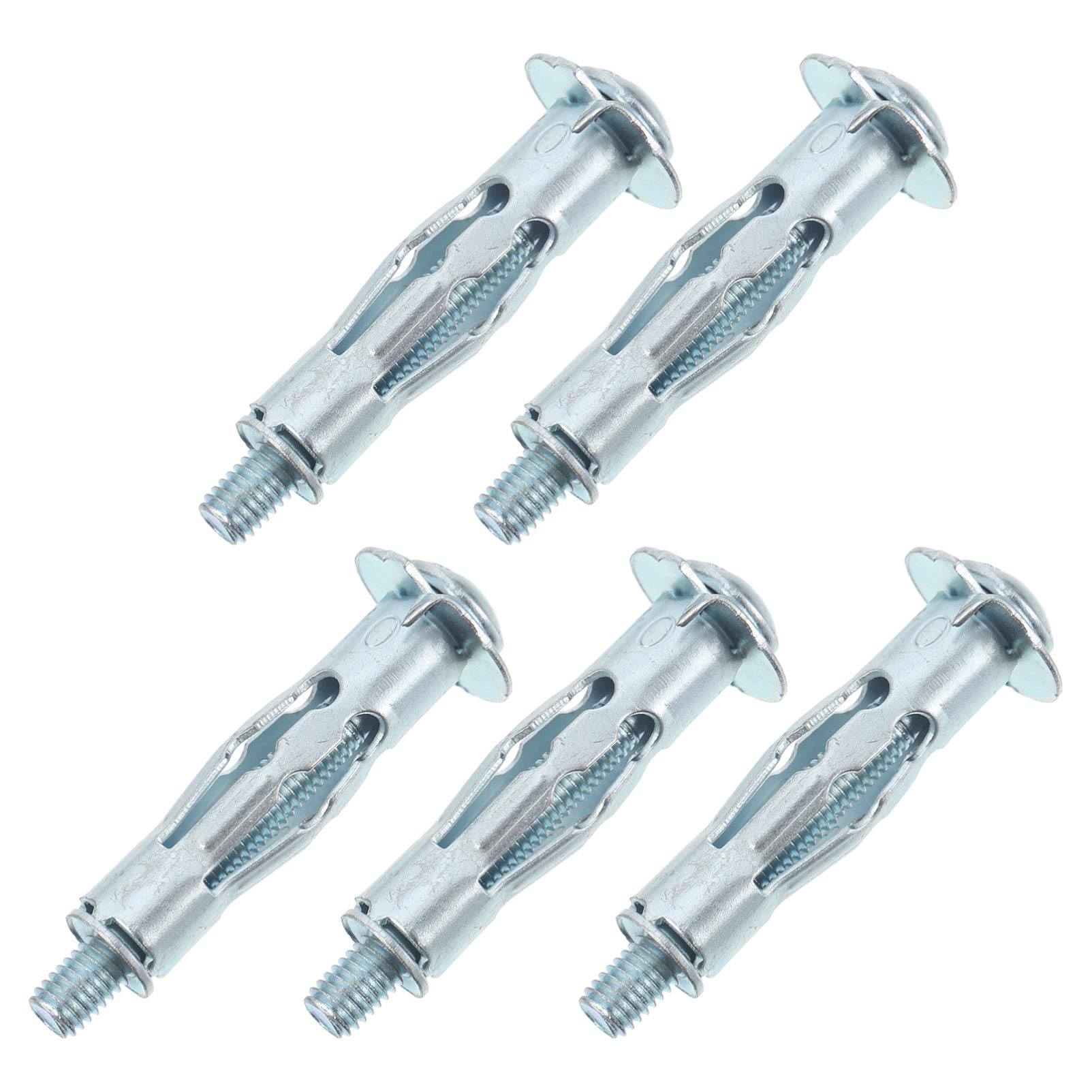 Balacoo20 Pcs Molly Bolt Drive Hollow Drive Wall Anchor Screws Metal Setting Tool for Cavity Anchor Plasterboard Fixing(5x1.5cm)