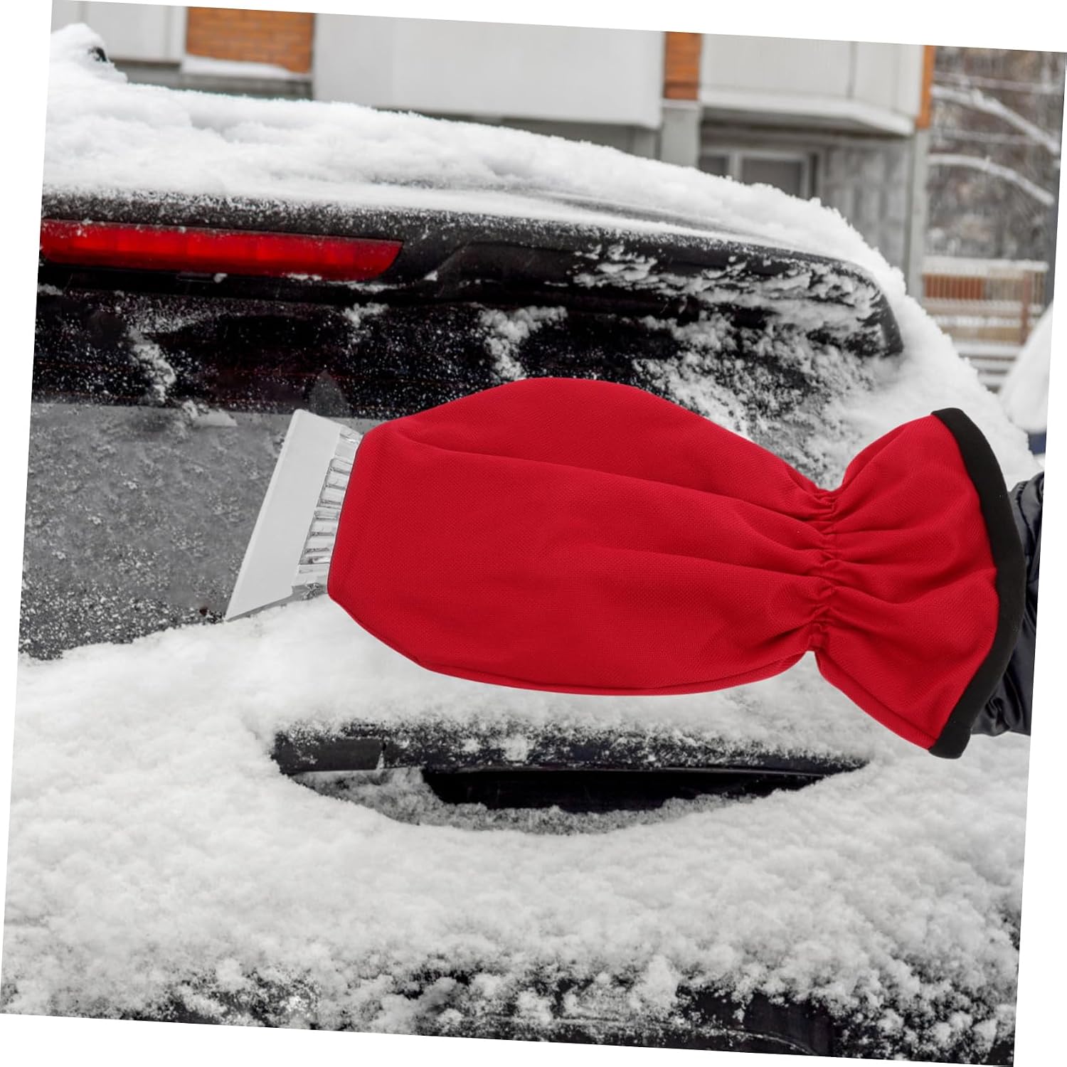 Zerodeko Winter Car Accessories Windshield Snow Cover for Car Snow Pusher Handheld Ice Scraper Removal Brush Ice Scraper