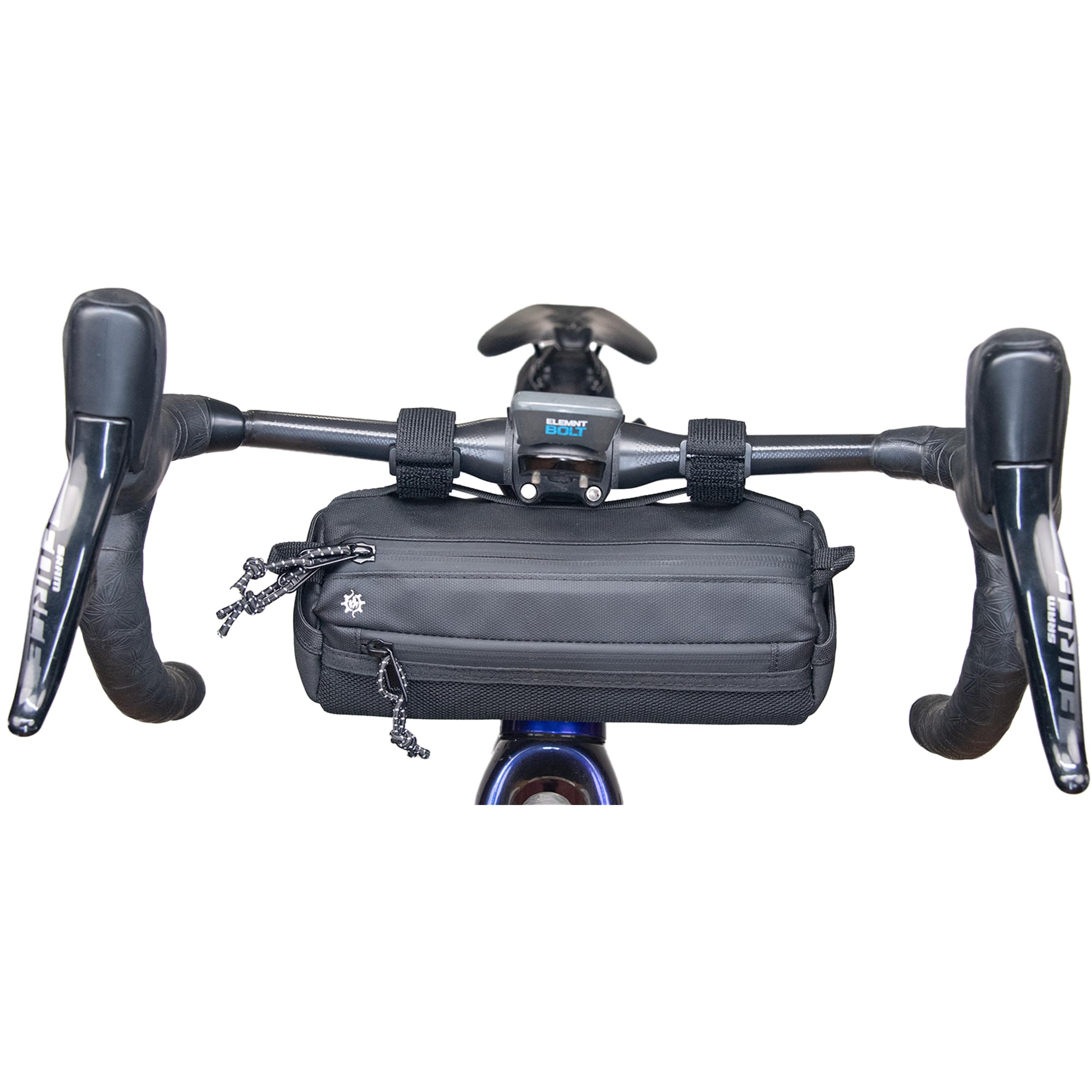 Lumiere & Co. Bike Handlebar Bag, Bike Bag, Bicycle Handlebar Bag, Bike Front Bag, Mountain Bike Storage, Front Frame Storage, Bicycle Accessories, Bike Pouch for Bicycle (Black)
