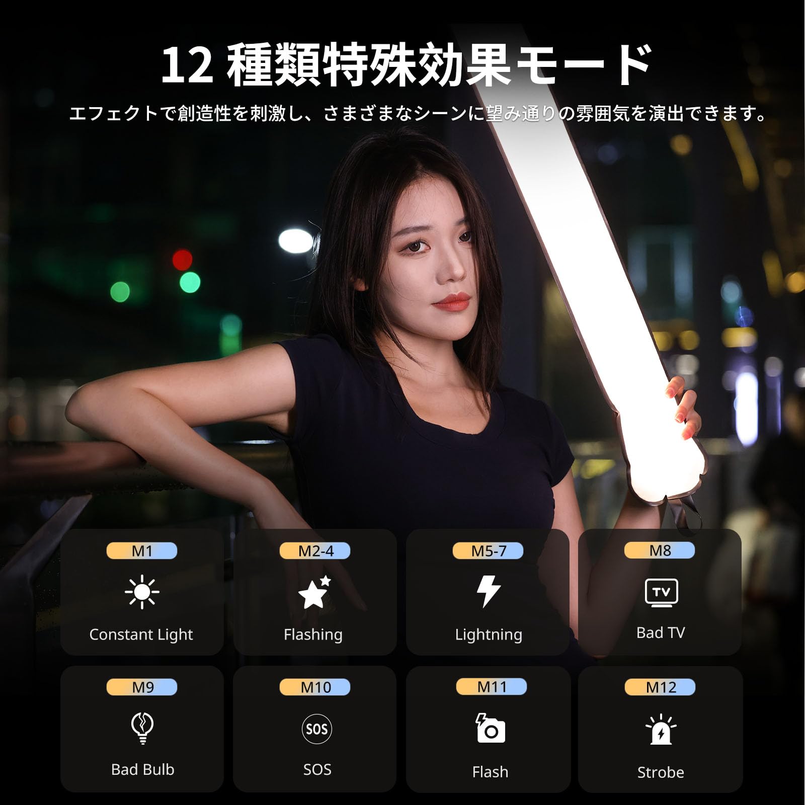 Amazon.co.jp: Ulanzi UA20 20W LEDビデオライト 撮影用ライト