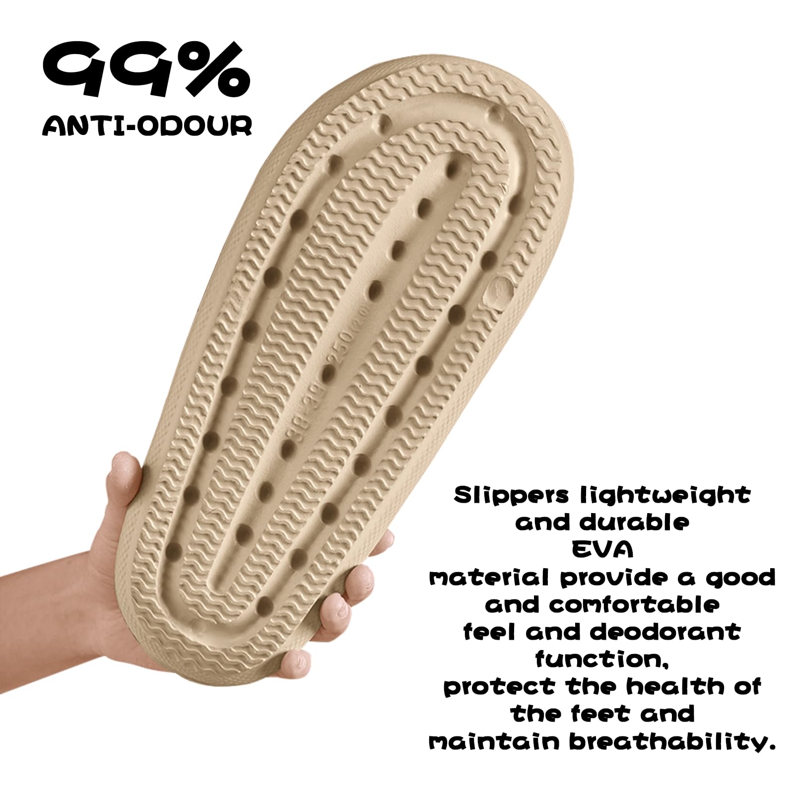 Calish Ciabatte Uomo Donna Casa Aperte Pantofole Comode Slide Ciabatte Nuvole Ultra Morbide Pantofola Sandalo Estive Ciabatte da Mare Spiaggia Piscina Unisex