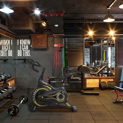 Miniatura 2 de Bicicleta estática para interiores, bicicleta estacionaria, bicicleta de ciclo para el hogar, pantalla WLcd, cómodo cojín de asiento, plegable y