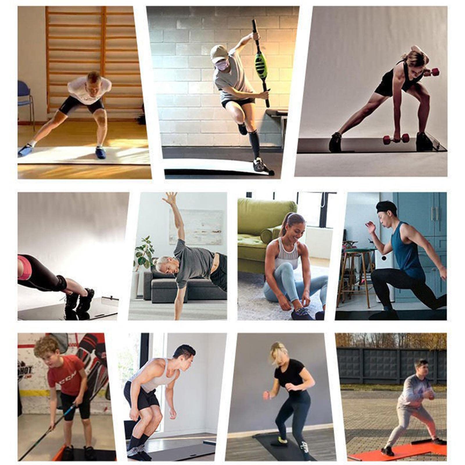 Amazon | エクササイズスライドボードマット | ワークアウト