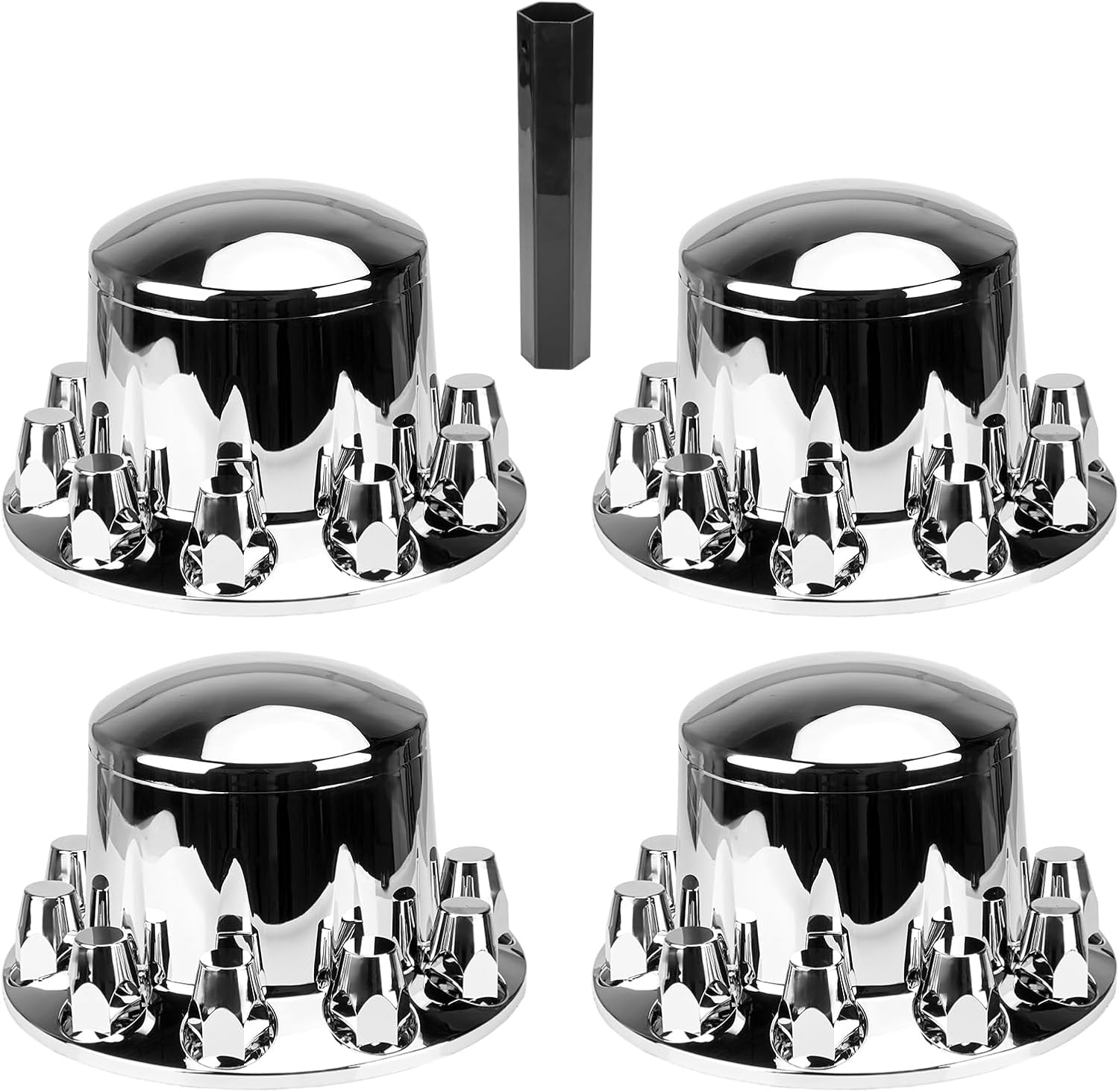 SEHNSUCHT 33mm ABS Axle Cover Kit with Chrome Plating