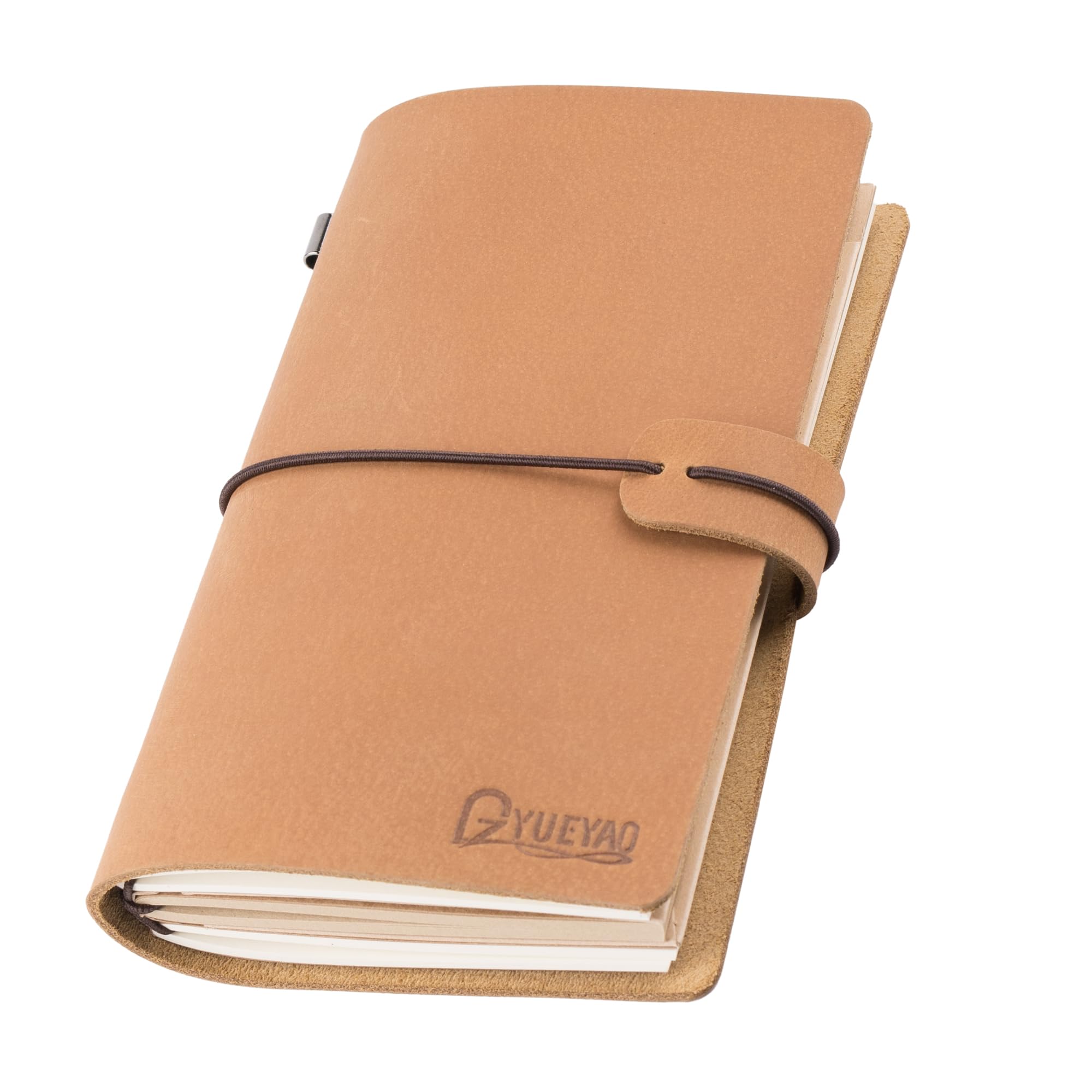 Leather Travelers Notebook, diario vintage fatto a mano in pelle bovina con 3 inserti e porta biglietti per il riutilizzo, 4 misure: A5/standard/portatile/tipo passaporto opzionale, adatto