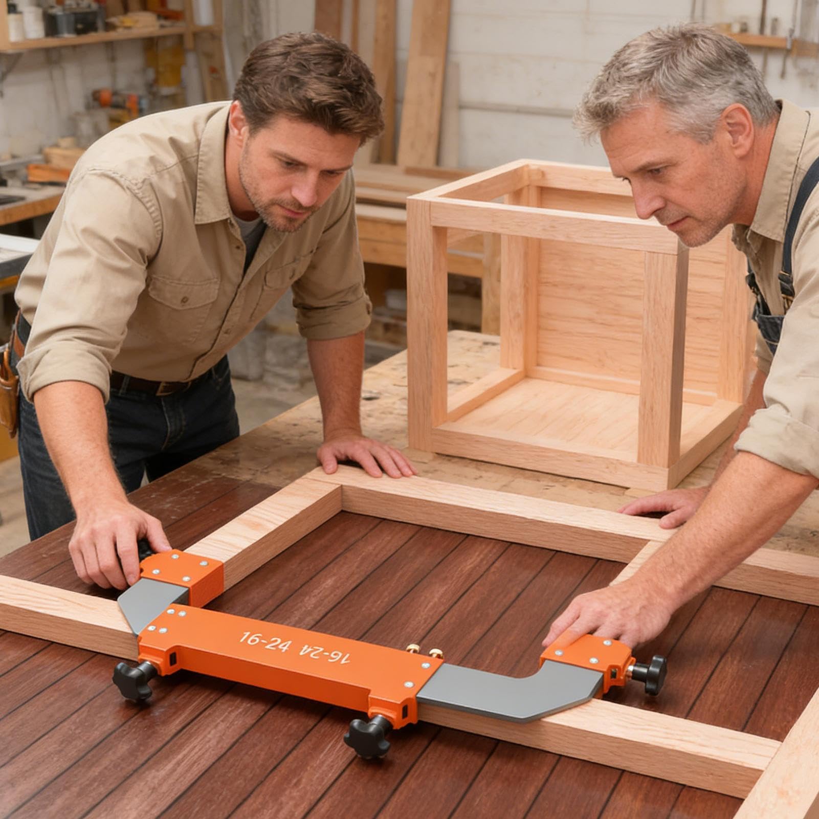 Strumento per Lavorazione Legno Utensile per Misura e Tracciatura in | Utensile per Assemblaggio Mobile per Muratura, Falegnameria, Fai da Te, Costruzione, Montaggio, Ferramenta