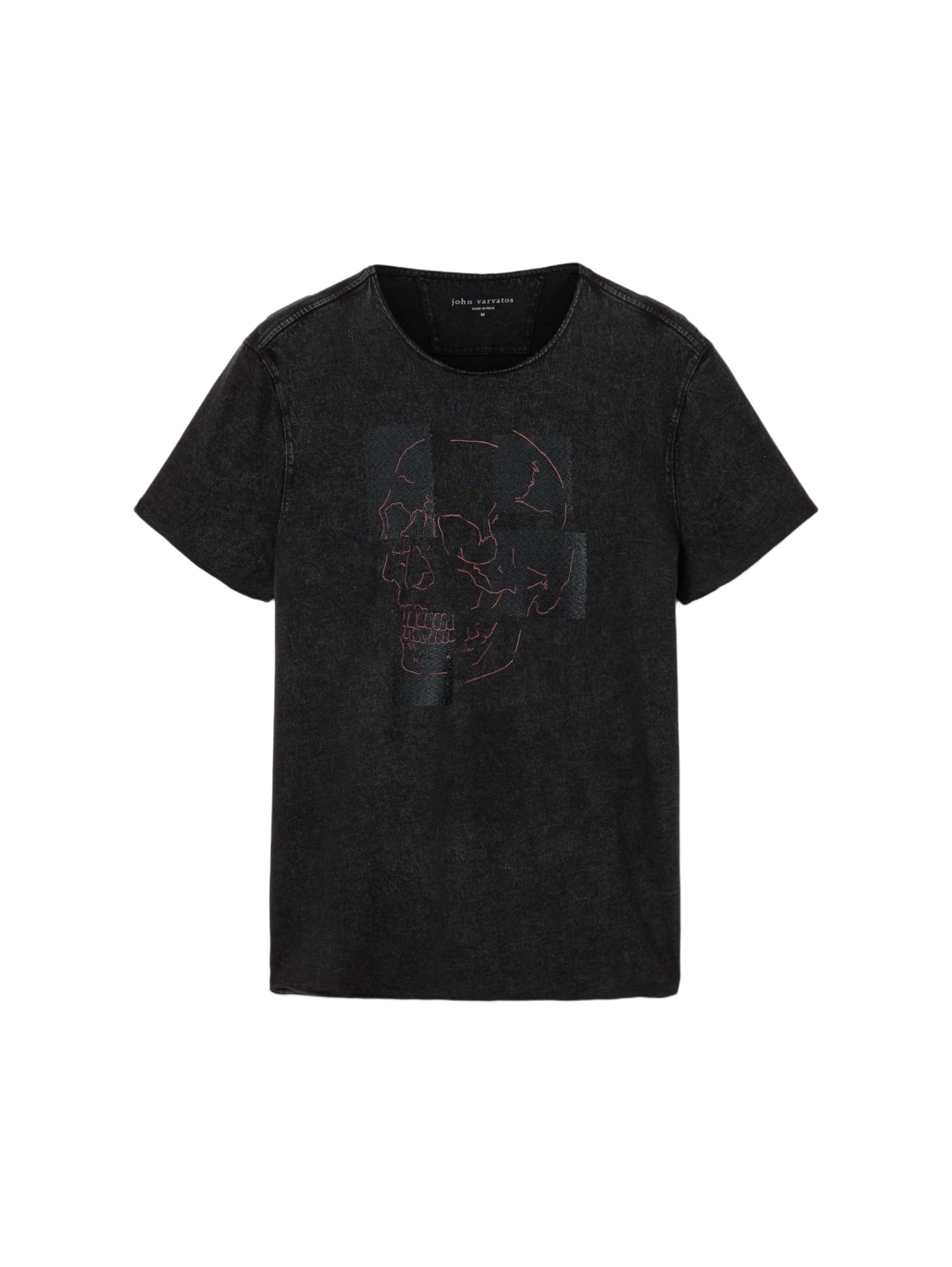 John Varvatos Skull Tiles Graphic T-Shirt Black S