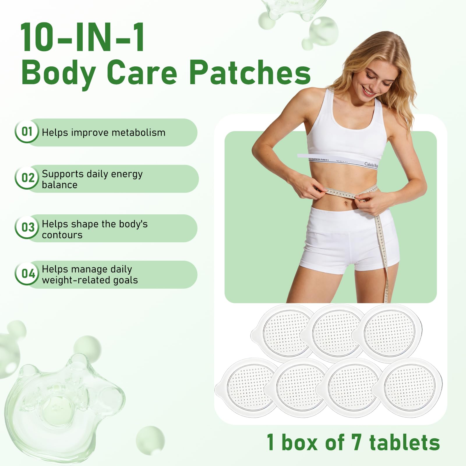 10 in 1 Natural Berberine Patches, Gentle and Soothing for All Skin Types, Body Care Patch Suitable for Men and Women — view 3