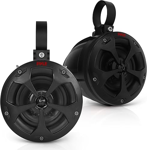 Vista 10 de Pyle Altavoces todoterreno duales impermeables de 2 vías, sistema de altavoces de torre de wakeboard de grado marino de 5.25 pulgadas, 1000 W