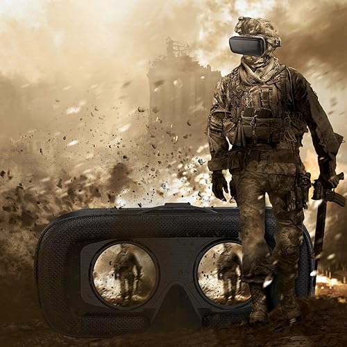 Miniatura 7 de VR Headset VR 3D Virtual Reality Headset for Movies and Games VR Glasses Goggles Compatible with Phone Android 2K Anti-Blue Lenses Adjustable Pupil