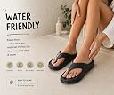 Kraasa Shoal Slippers for Women | Slip-On Flip Flops Black gallery image