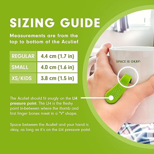 Vista 56 de Aculief - Dispositivo para acupresión, 2 unidades Negro