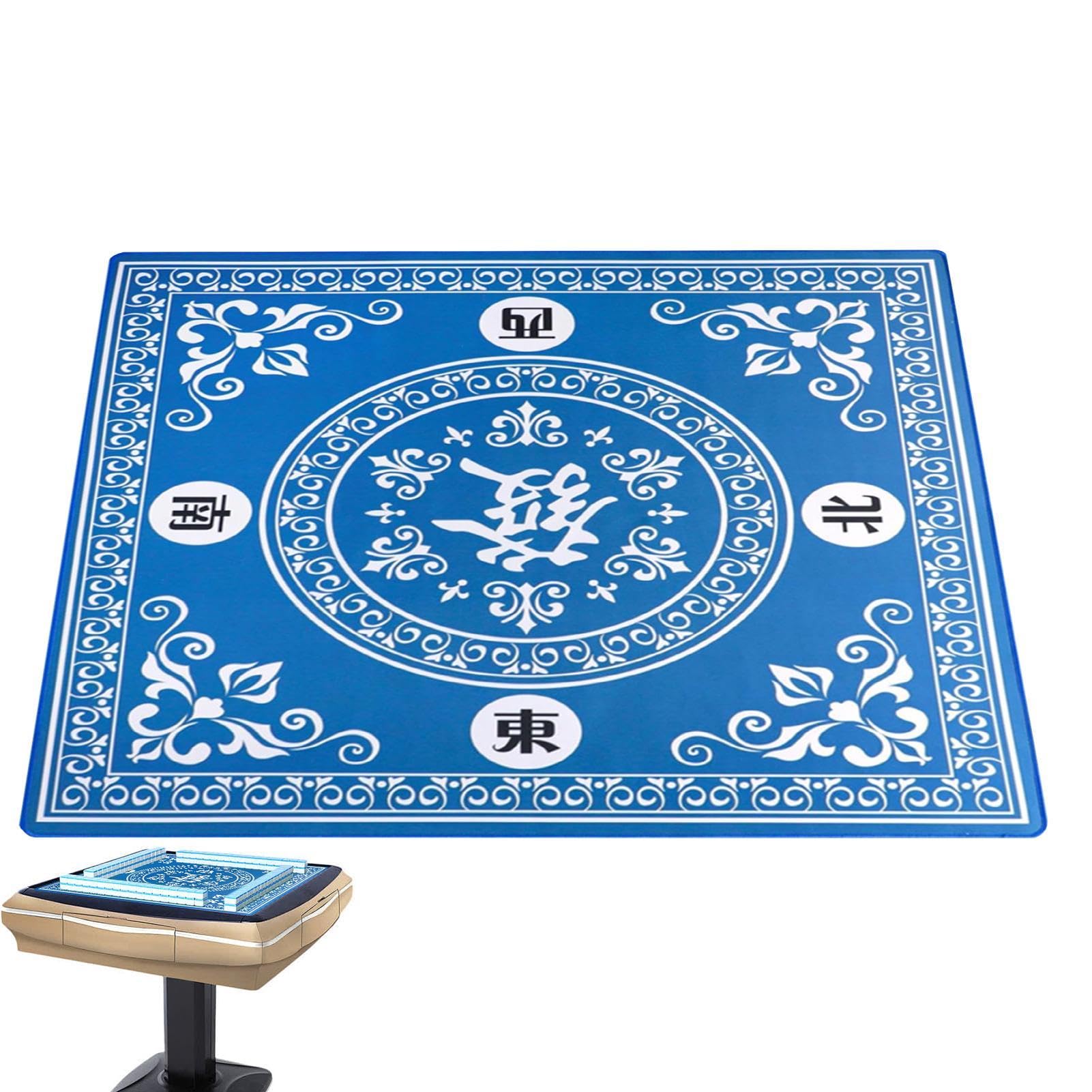 Mata stołowa Mahjong – 80 x 80 cm, kwadratowa mata na stół do gier
