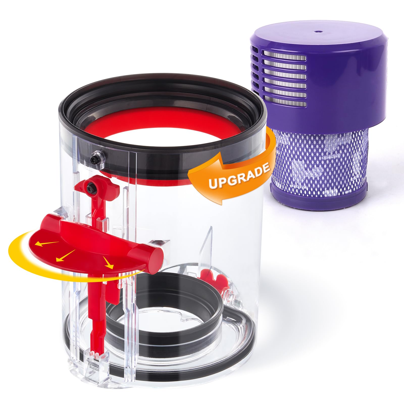 Filtre HEPA et bac pour Dyson V10 pour réparer votre aspirateur traîneau