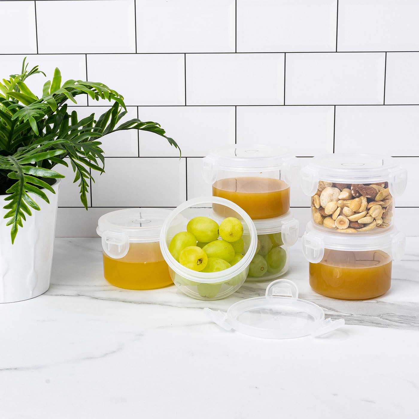 12 Boîtes Repas Bébé 300ml QILZO - Sans BPA, Micro-ondes, Lave-vaisselle & Congélo - Coloris Assortis