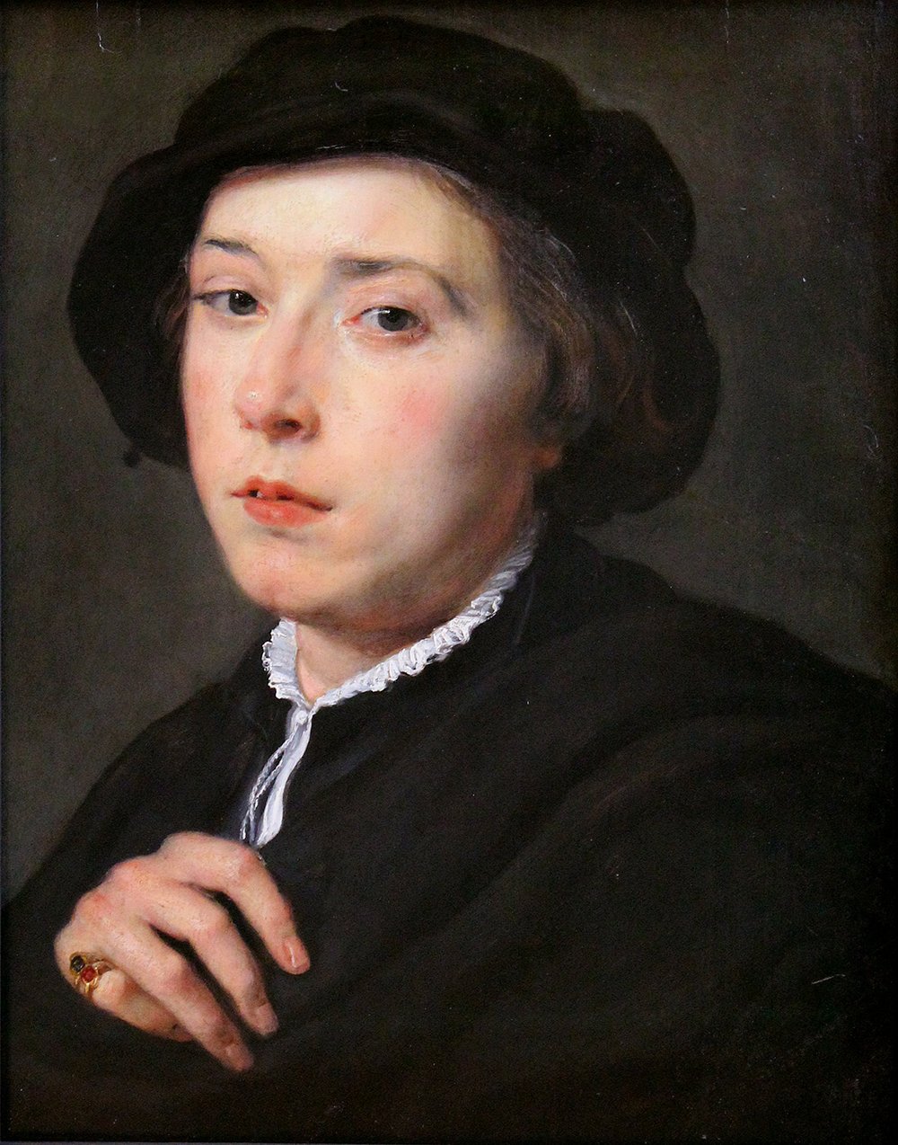 Peter Paul Rubens Junger Mann grand tableau pour salon chic
