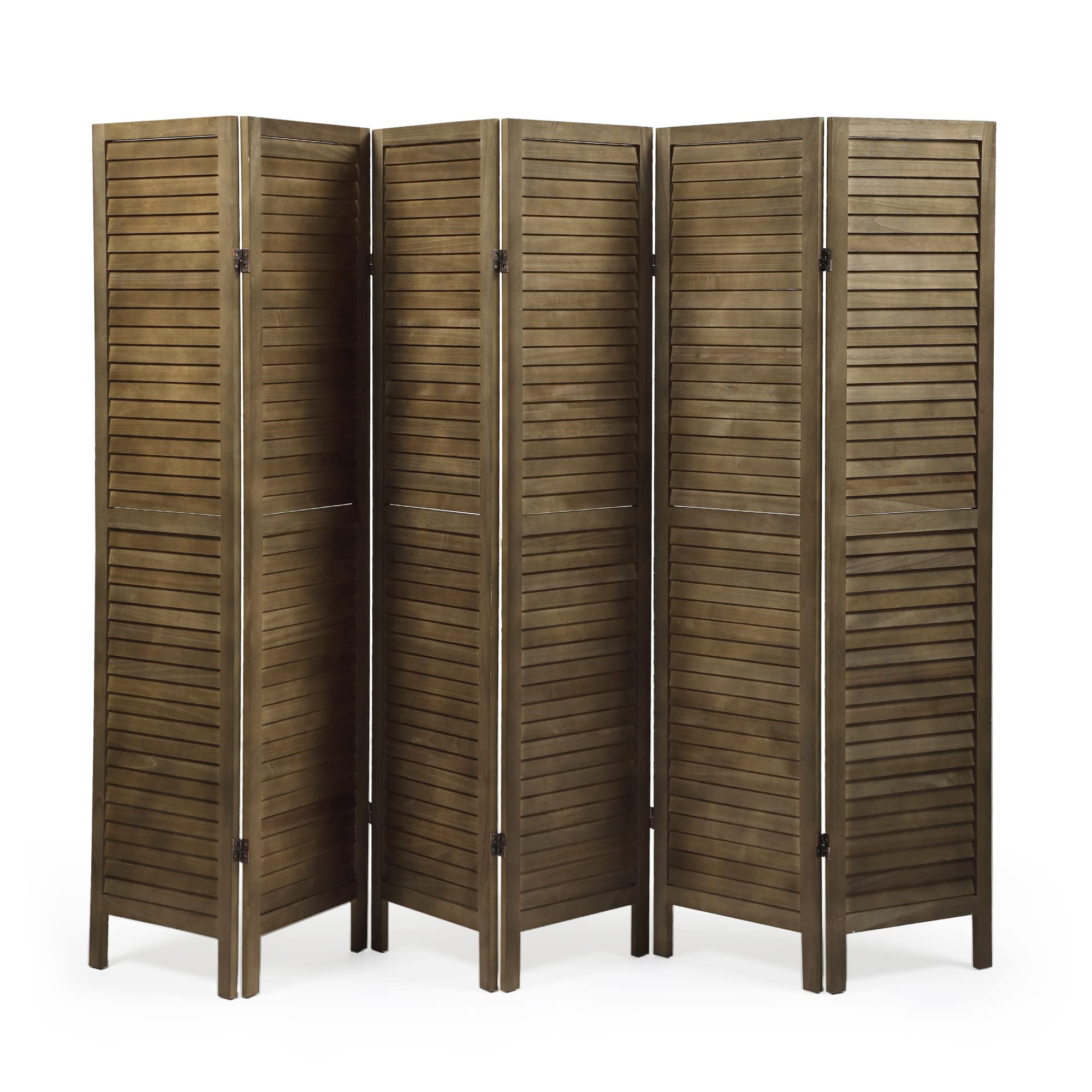 Buy JAXSUNNY 6 Panel Wood Room Divider, 5.6 ft Tall Freestanding