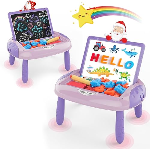 Juguetes para niñas de 1 a 3 años, juguetes para niñas pequeñas con letras y números magnéticos, juguetes educativos y de aprendizaje para niñas de