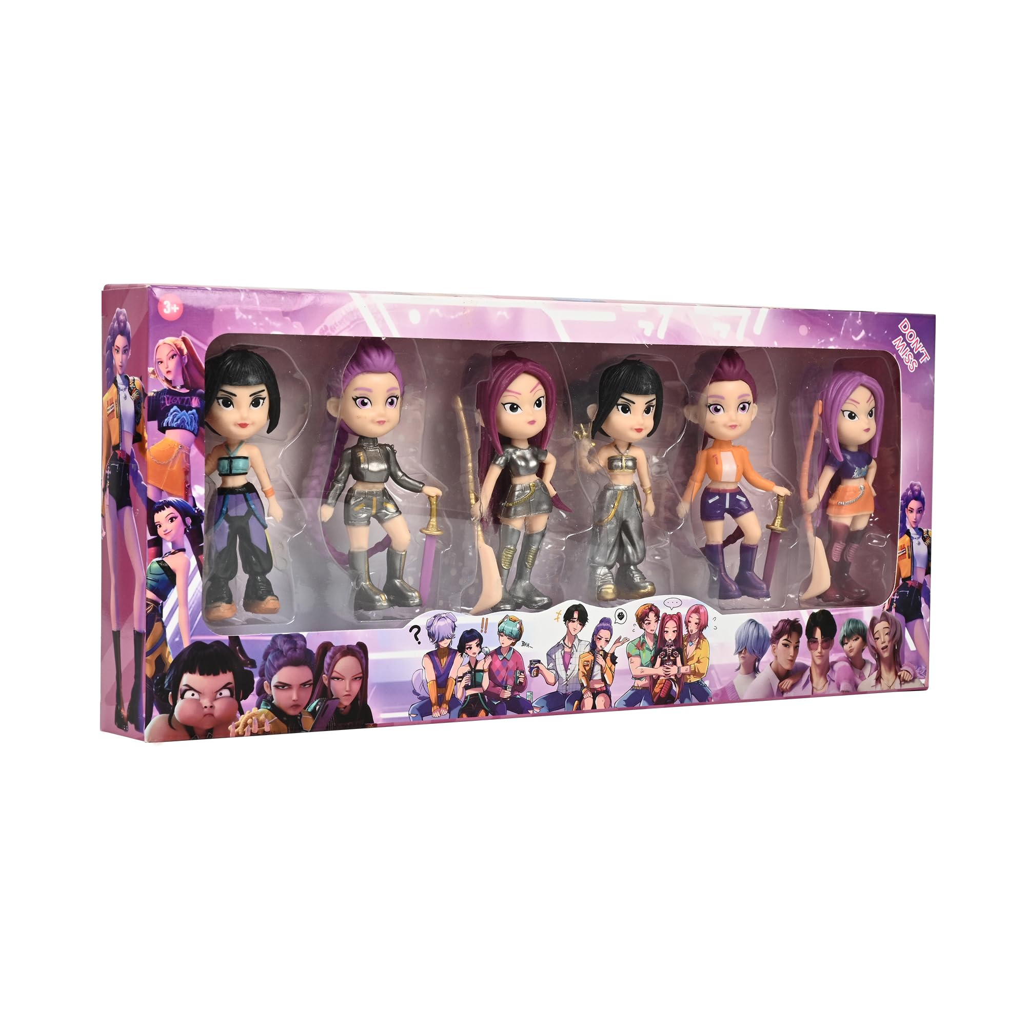 Toys Uncle Figure Pack (Kpop Demon Hunter 6 piece Set)-image-39