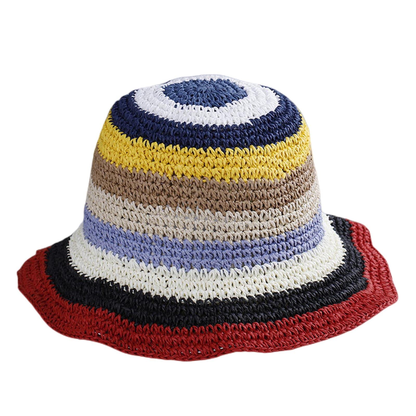 Sombrero de pescador, sombreros de paja de verano para mujer, plegable, sombrilla, sombrero hueco, gorras de playa, gorra elegante
