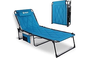 VILLEY Oversized Outdoor Chaise Lounge with Cushion: Unwind in Comfort and Style