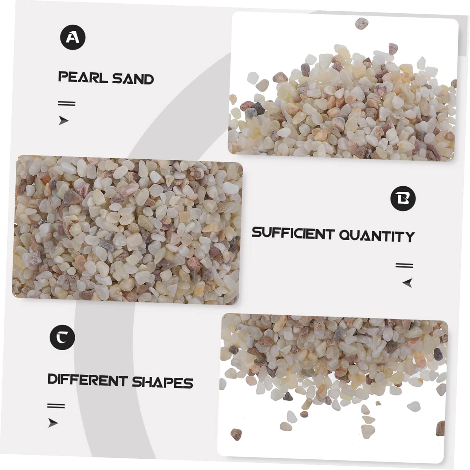 ABOOFAN 1set Crushed Gravel for Freshwater Aquarium Natural Polished Decorative Stones for Fish Tanks Turtle Tanks and Planted Aquariums to Maintain Substrate