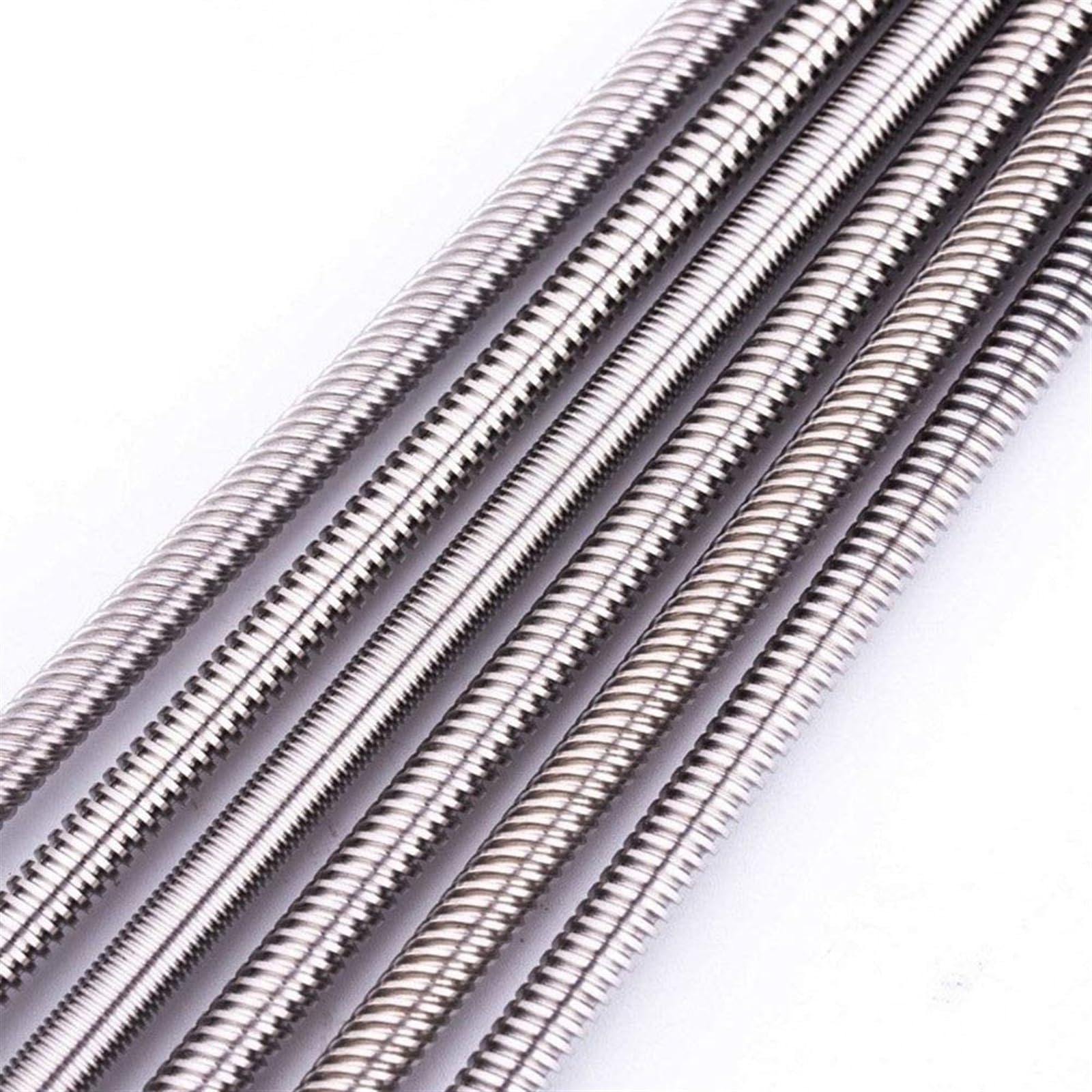 Tornillo paso a paso Varilla de rosca completa de 10mm Tr10x2 Tr10x3 varilla Trapezoidal de acero inoxidable 3mm 8mm 12mm 14m tornillo de plomo T10 con tuerca de latón Bloque Girado(Pitch 2 lead 14mm,