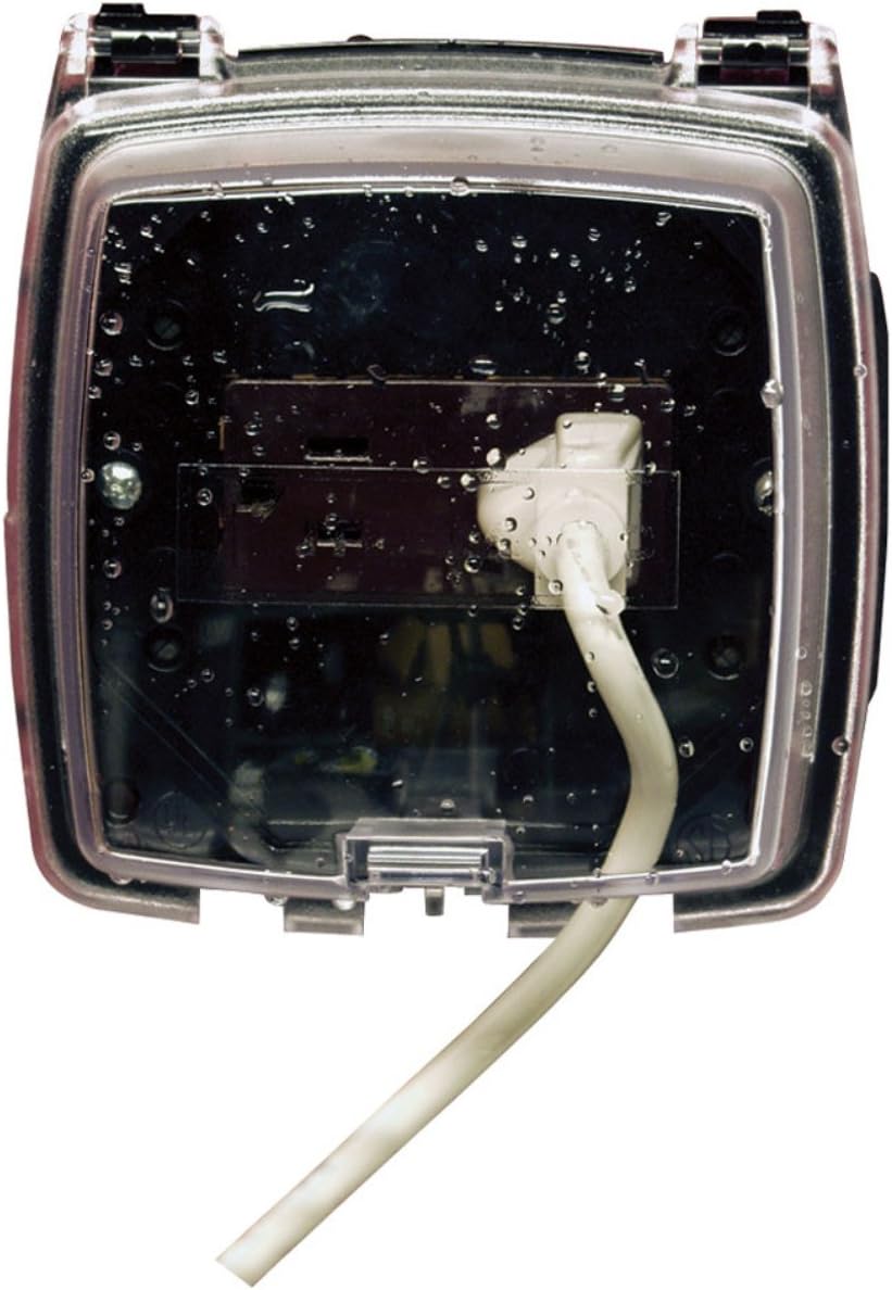 Intermatic WP1030C 2/1 Gang 3-1/8-Inch Clear Outdoor Box, Color