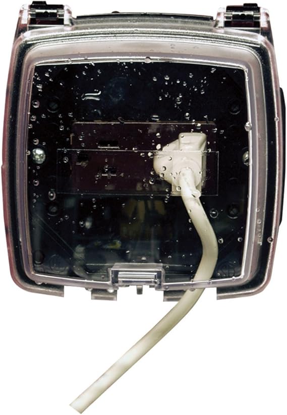 Intermatic WP1030C 2/1 Gang 31/8Inch Clear Outdoor Box, Color