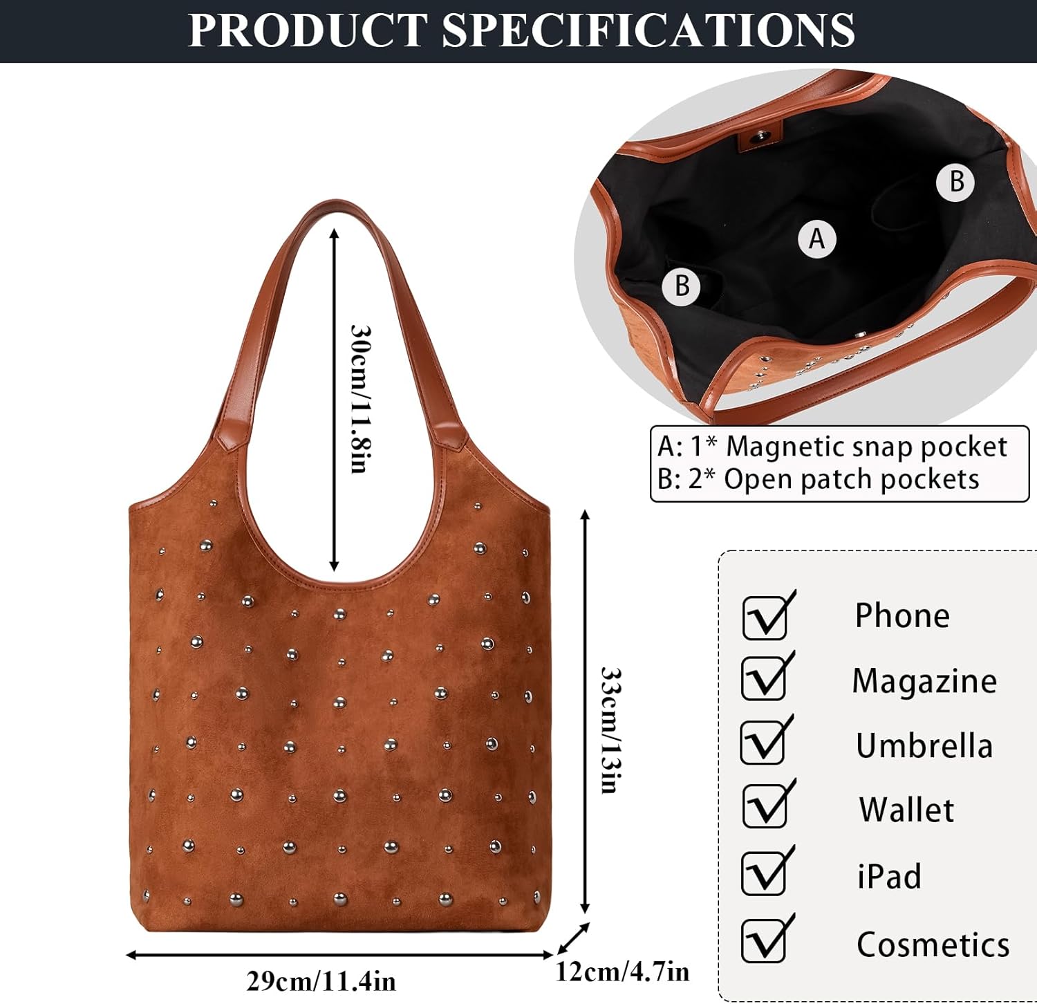 Straw Tote Bags for Women, Summer Straw Purses and Handbags Shoulder Woven Raffia Beach Bag with Coin Purse