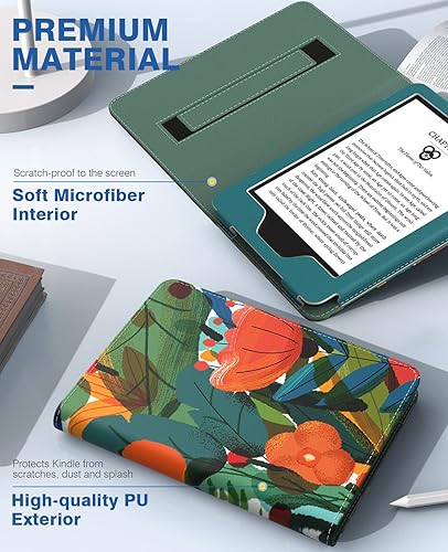 Miniatura 5 de MoKo Funda compatible con Kindle de 6 pulgadas (11 generación, versión 2022)Kindle (10 generación, 2019)Kindle (8 generación, 2016), carcasa de